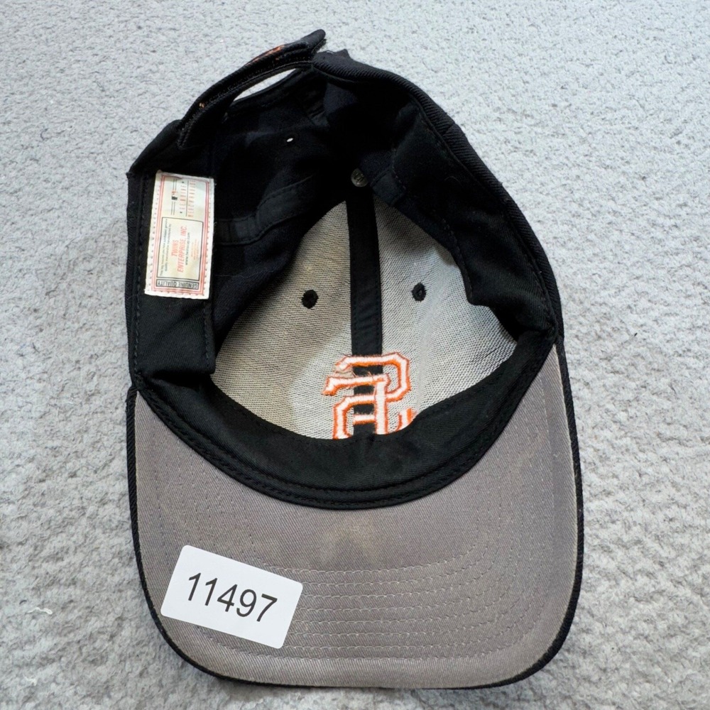 San Francisco Giants Hat Cap Strap Back Black MLB Baseball Streetwear Retro Mens - Picture 5 of 5